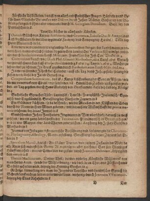 Teutsche Bücher in allerhandt Künsten.