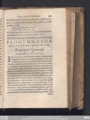 Progymnasma Septuagesimum Quintum. Descriptio Gymnasii. Fabianus, Sylvester.