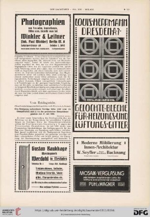 Vom Reichsgericht : neue Entscheidungen des Reichsgerichts