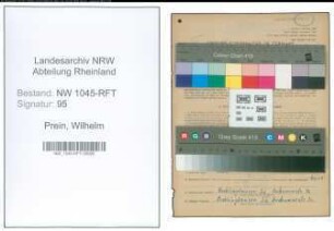 Entnazifizierung Wilhelm Prein , geb. 23.08.1907 (Wirt)