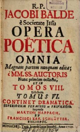 Opera Poetica omnia, 6