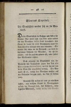 Viertes Kapitel. - Siebentes Kapitel.