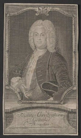 Porträt Johann Christoph Gottsched (1700-1766)