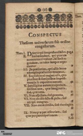 Conspectus