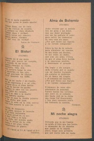 Mi noche alegre : (Tango)
