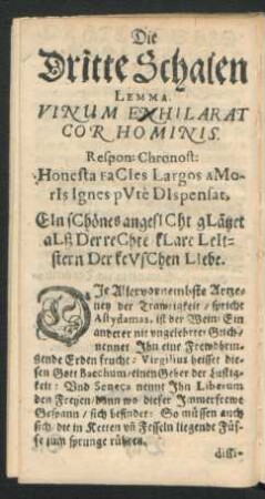 Die Dritte Schalen Lemma.