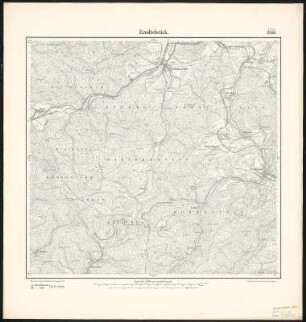 Meßtischblatt 2916 : Erndtebrück, 1899 : Erndtebrück. - Aufn. 1897. - 1:25000. - [Berlin]: Reichsamt für Landesaufnahme, 1899. - 1 Kt.