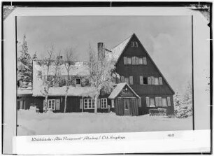 Waldschänke "Altes Raupennest". Altenberg