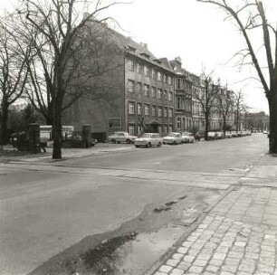 Cottbus, Karl-Liebknecht-Straße 113/117. Wohnhäuser (um 1915, E. 19. Jh.)