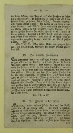 30. Der Freund in der Noth
