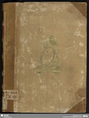 Digna notatu in Horatii epistolarum - Mscr.Dresd.Dd.191