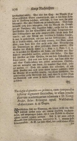 Theologia dogmatico-polemica.