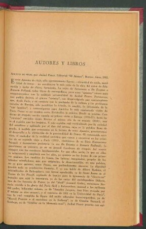 Apuntes de viaje, por Aníbal Ponce