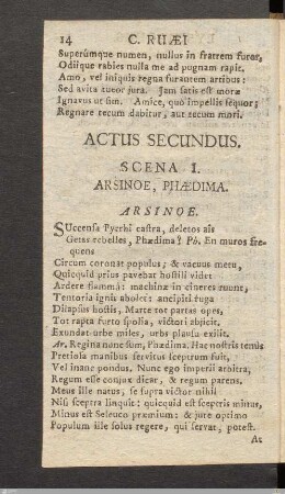 Actus Secundus.