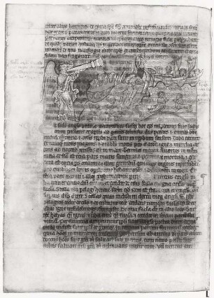 Textseite und Illustration, Blatt 31v
