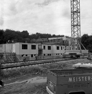 Sülzberg: Baustelle von mehrgeschossigen Wohnhäusern