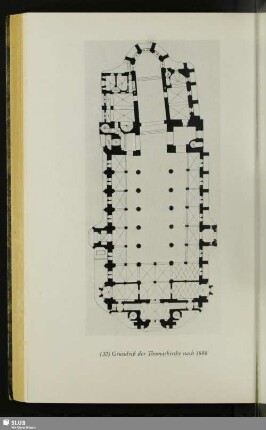 Grundriß der Thomaskirche nach 1888