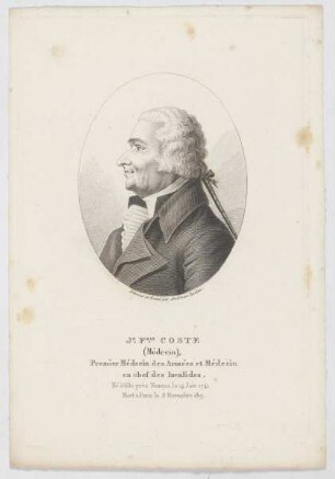 Bildnis des Jean François Coste