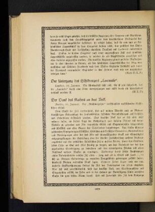 Der Untergang des Hilfskreuzers "Laurentic".