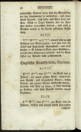 Englische Krankheiten, Rachitis