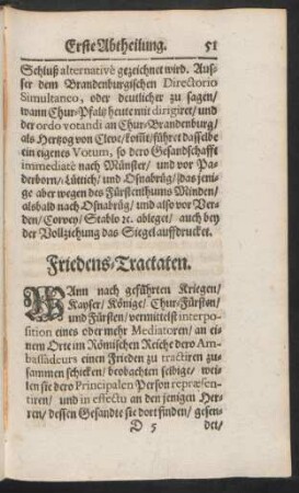 Friedens-Tractaten.