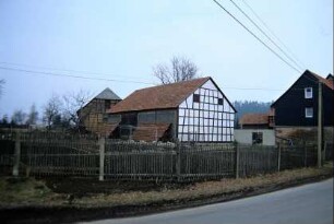 Scheune und Garten