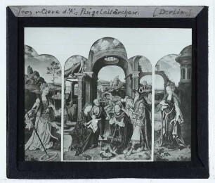 Cleve, Triptychon mit der Anbetung der Könige (Berlin GG 578)