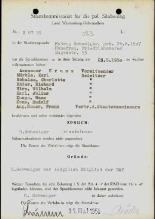 Schwaiger, Hedwig