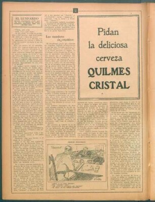 El Lunfardo : (Artículo expresamente escrito para "La Voz", de Madrid, por nuestro distinguido colaborador, señor José Martínez Jeréz