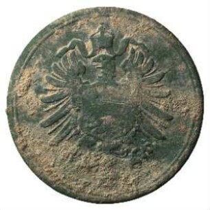 Fundmünze, Pfennig, 1875