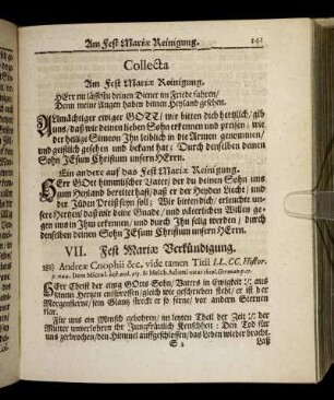 VII. Fest Mariae Verkündigung
