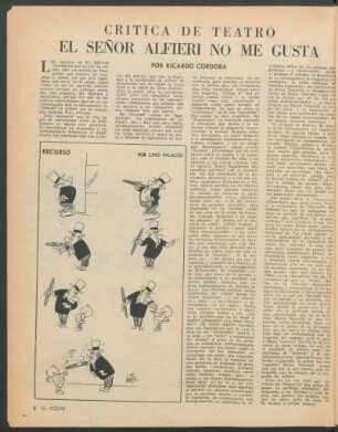 El señor Alfieri no me gusta : Crítica de teatro