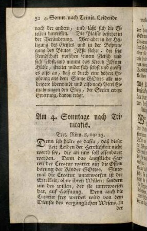 52-66, Am 4. Sonntage nach Trinitatis