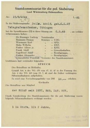 Deils, Adolf