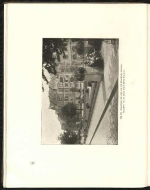 Abb. 120. Schmuckplatz Ecke Sall- und Kgl. Düwelstraße, Hannover. Ausgeführt von der Firma Otte & Fölsch, Hannover.