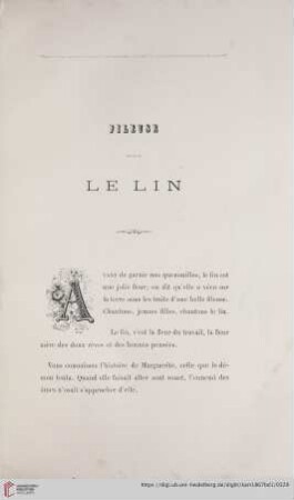 Fileuse Le Lin