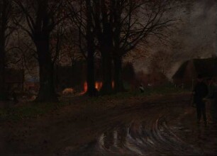 Prieser Dorfstraße mit Schmiede
