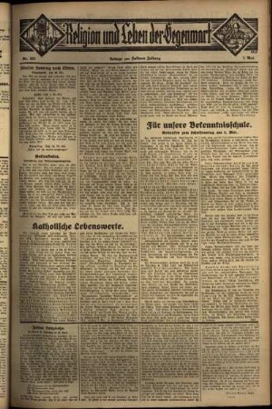 Dritte Ausgabe vom Sonntag, den 01. Mai 1932.