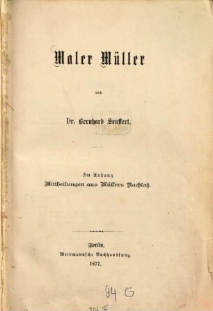 Maler Müller