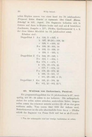 40. Wolfram von Eschenbach, Parzival.