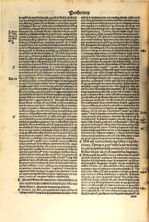 In libros posteriorum Aristotelis expositio