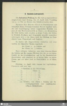 II. Handels-Lehranstalt