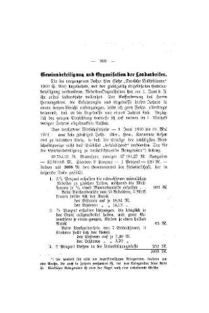Gewinnbeteiligung und Organisation der Landarbeiter