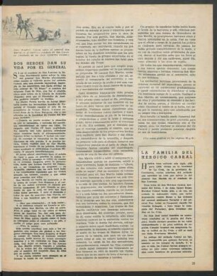 La familia del héroico Cabral
