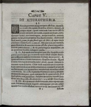 Caput V. De Hydrophobia.