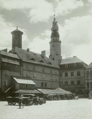 Lauban (Lubán, Polen), Blick zum Rathaus