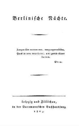Berlinische Nächte