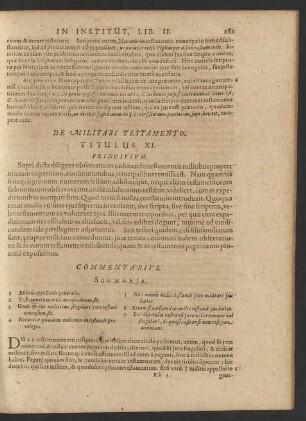 De Militari Testamento. Titulus XI.