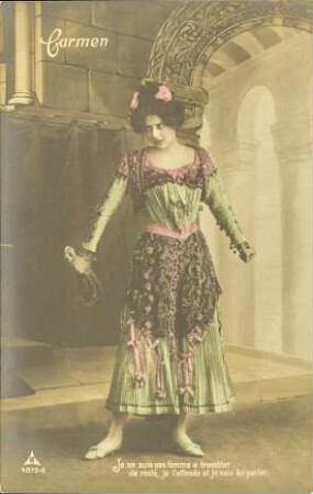 Carmen - Je ne suis pas femme a trembler [...]