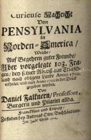 Fragenkatalog zu Pennsylvania
